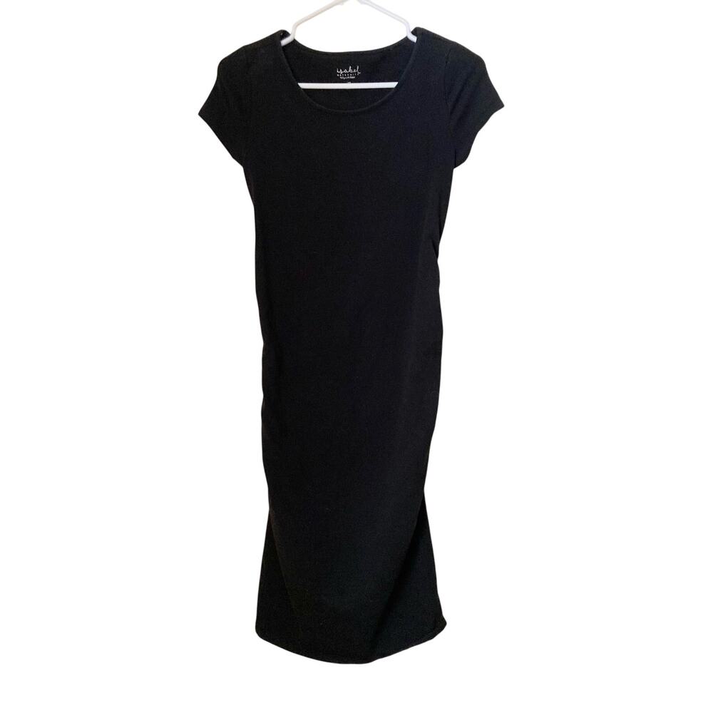 Ingrid & Isabel Women's Maternity Dress Size XS Black Short Sleeve